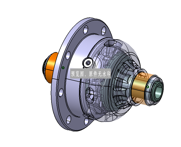 新能源汽车电机驱动系统设计三维CATIA模型图纸